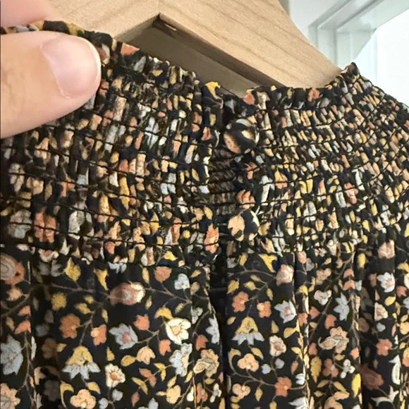 Madewell Long Sleeve Brown Floral Dress size XL - Picture 8 of 10